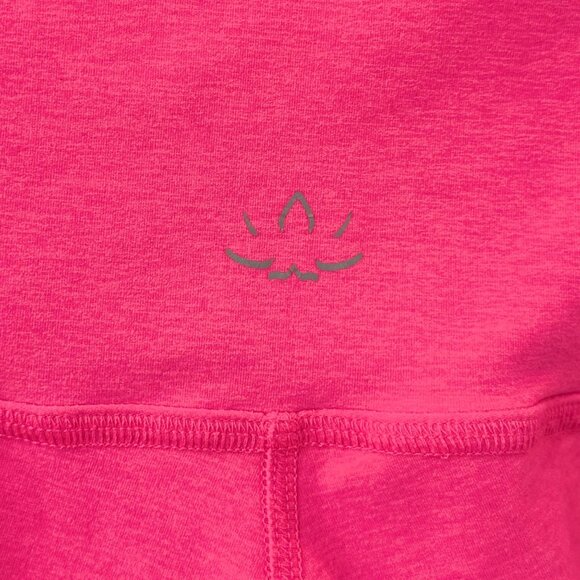 Beyond Yoga Maternity Leggings Hot Bright Pink Beyond the Bump Size Small Yoga - Picture 3 of 7